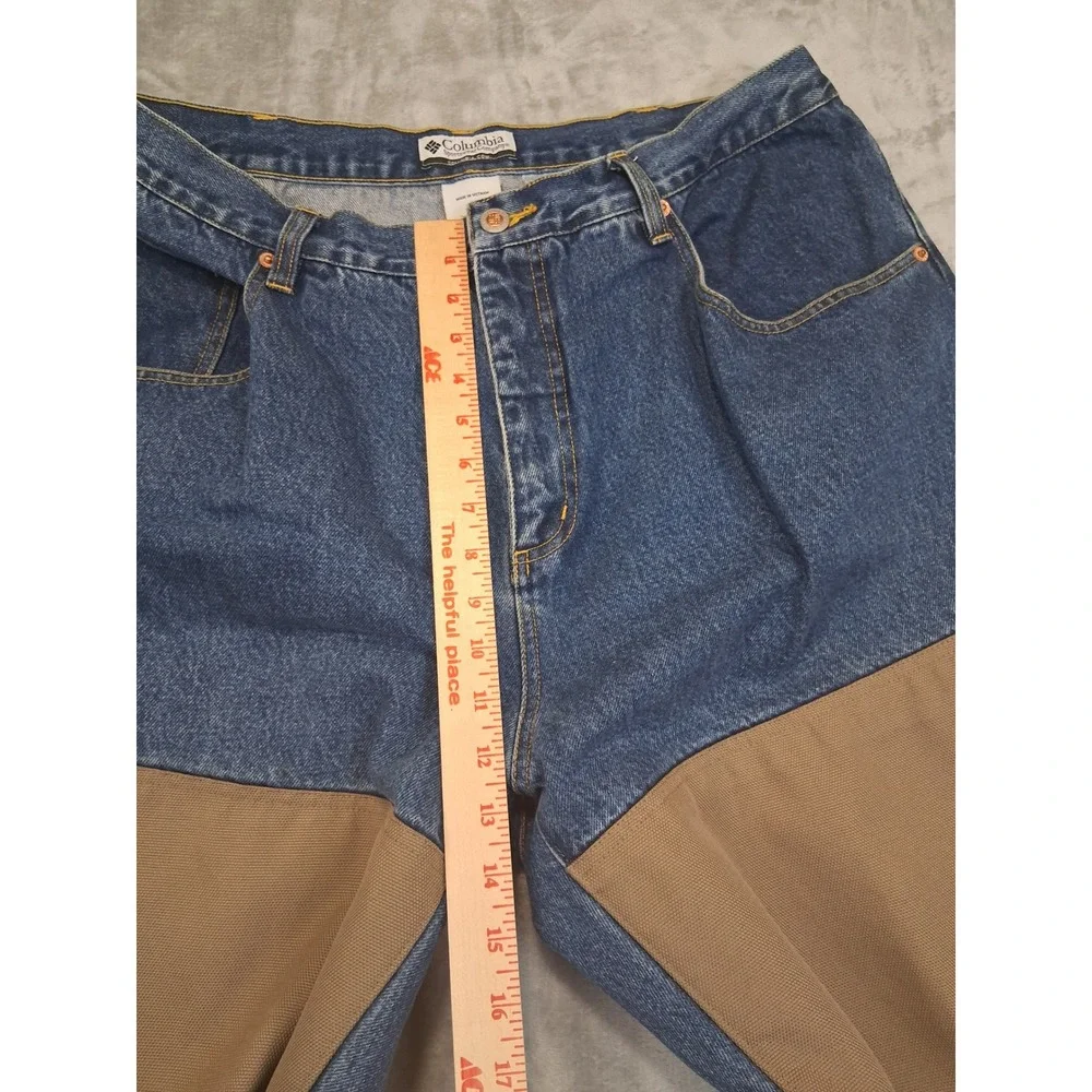 Mens Columbia Sz 40 36x31 Hunters‎ Brush Guard Outdoorsmen Workwear Denim Jeans